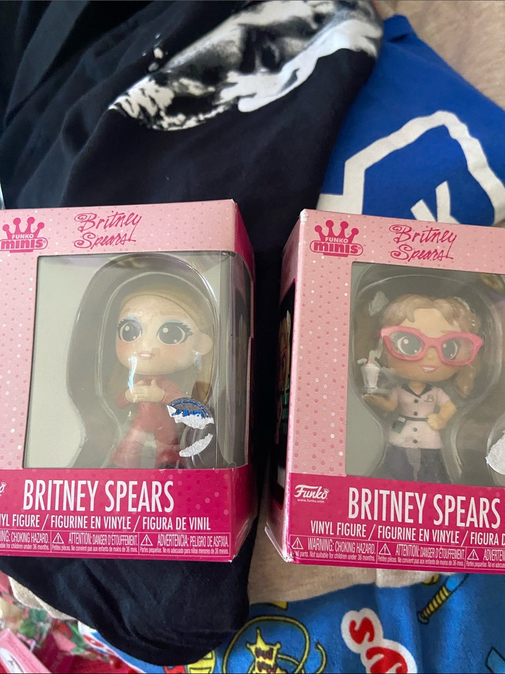Funko Britney Spears Vinyl Figures - Pink, Red, White